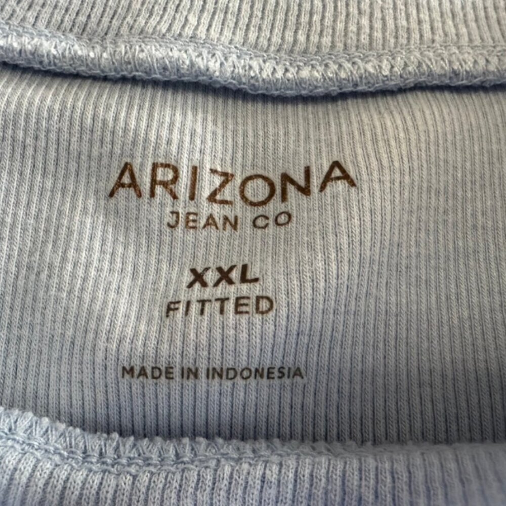 Arizona Jean Co. Women's XXL Blue Embroidered Fitted Short Sleeve Tee - Picture 5 of 5